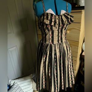 Floral Sundress with Ruffle Detail